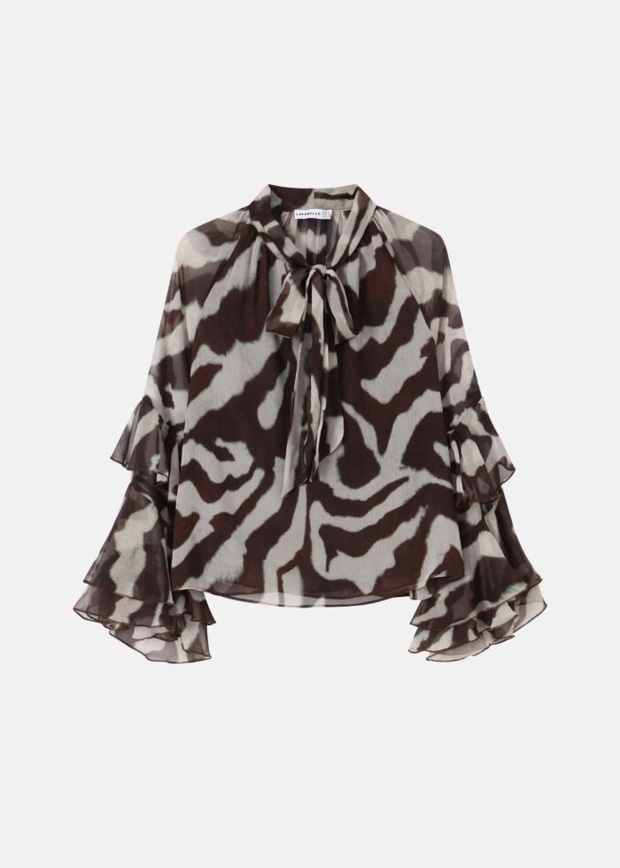 Women Chiffon Blouse - Image 1