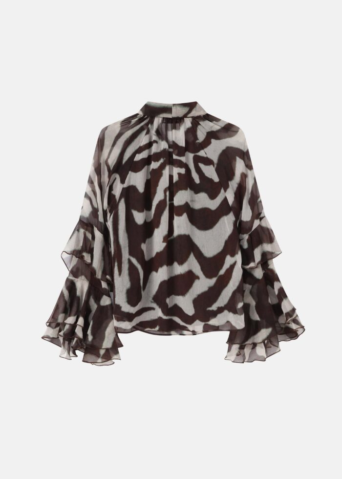Women Chiffon Blouse - Image 6