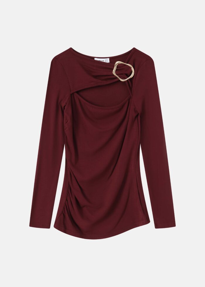Women Blouse Pleated Design - Image 1