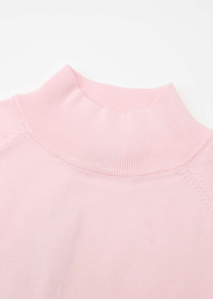 Women Knitted Plain Blouse - Image 2