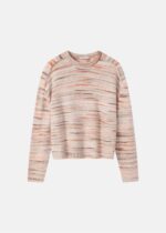 Women Knitted Striped Blouse