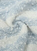 Women Knitted Striped Blouse - Image 7