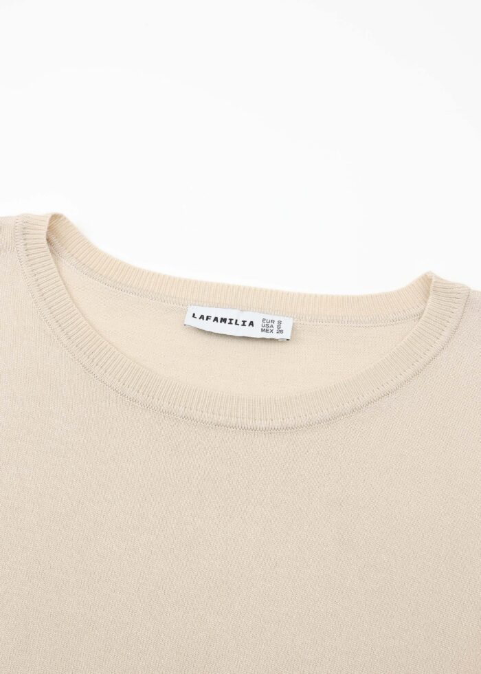 Women Plain Knitted Blouse - Image 2