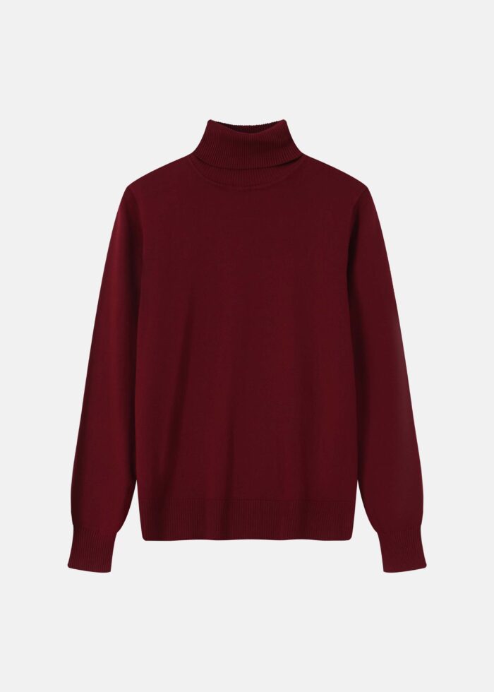 Women Plain Knitted Blouse - Image 1