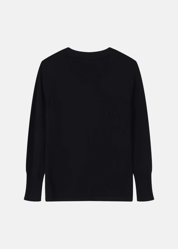 Women Plain Knitted Blouse - Image 7