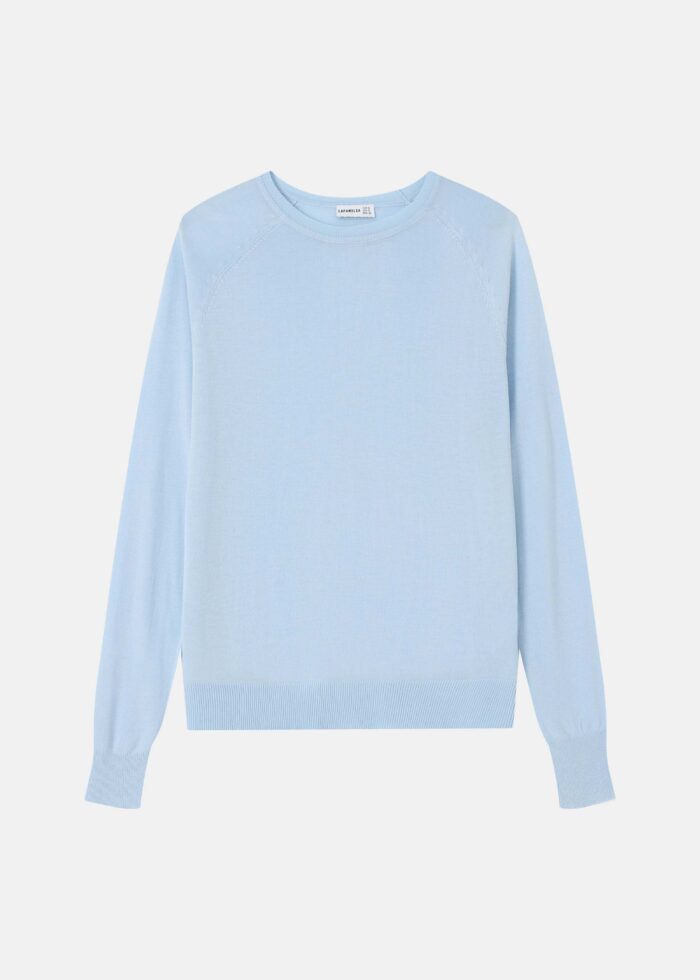 Women Plain Knitted Blouse - Image 1