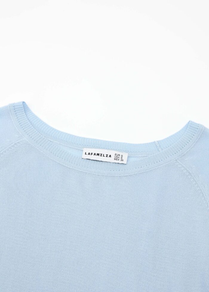Women Plain Knitted Blouse - Image 2