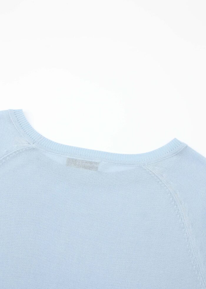Women Plain Knitted Blouse - Image 5