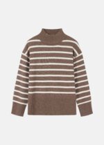 Women Striped Knitted Blouse