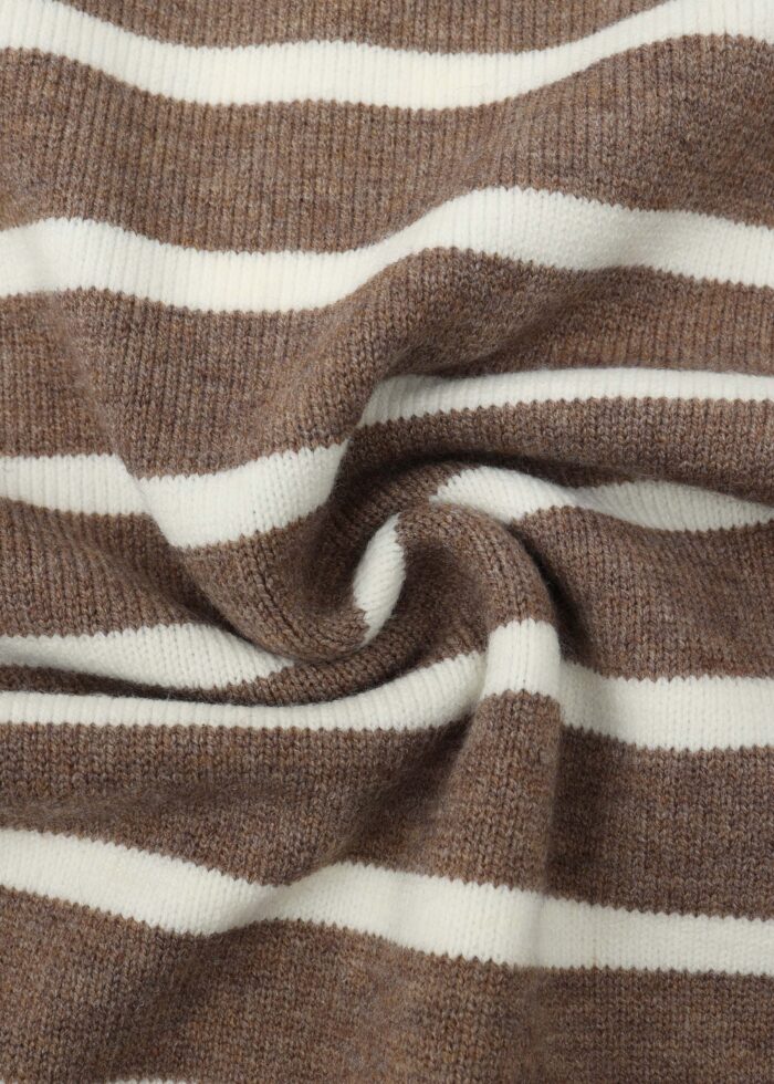 Women Striped Knitted Blouse - Image 7