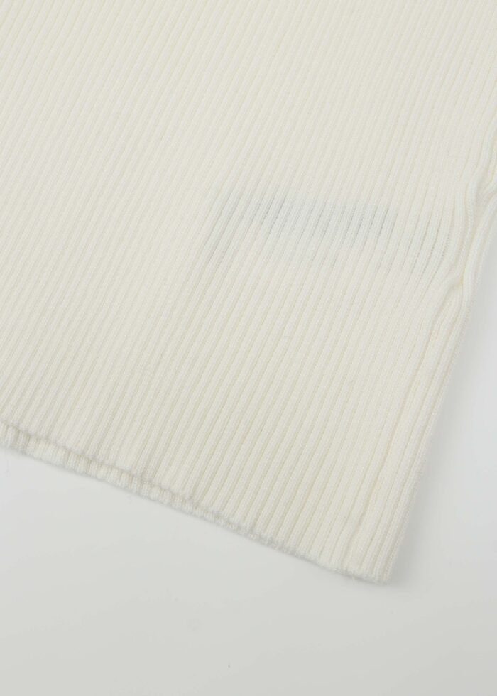 Women Lace and Knitted Fabric Blouse - Image 3