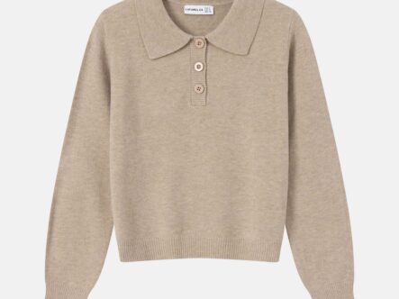 Women Knitted Fabric Blouse