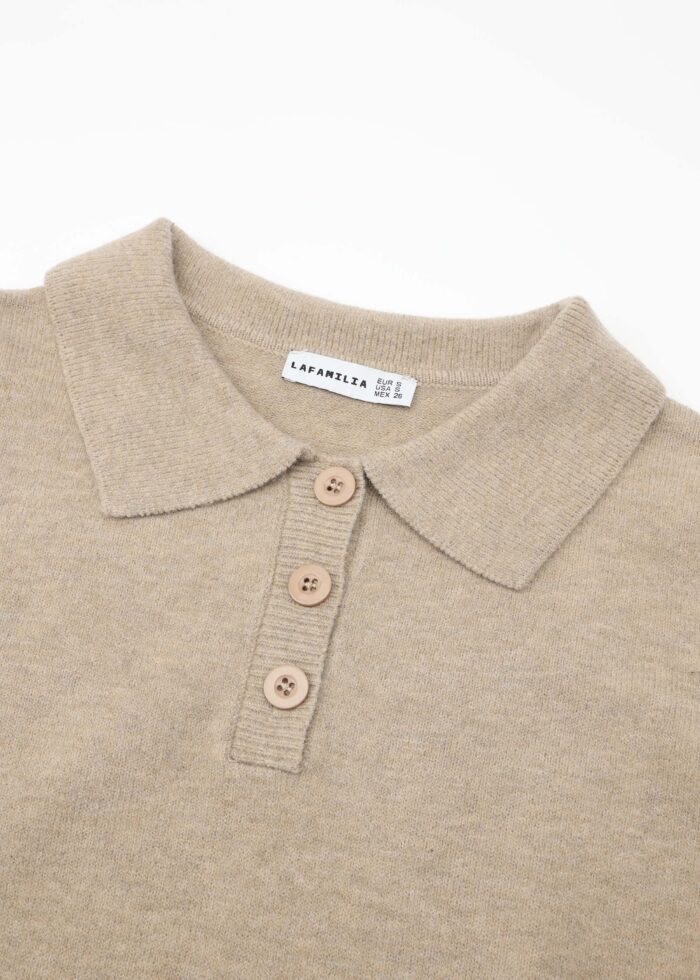 Women Knitted Fabric Blouse - Image 2