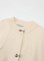 Women Knitted Fabric Plain Cape - Image 2