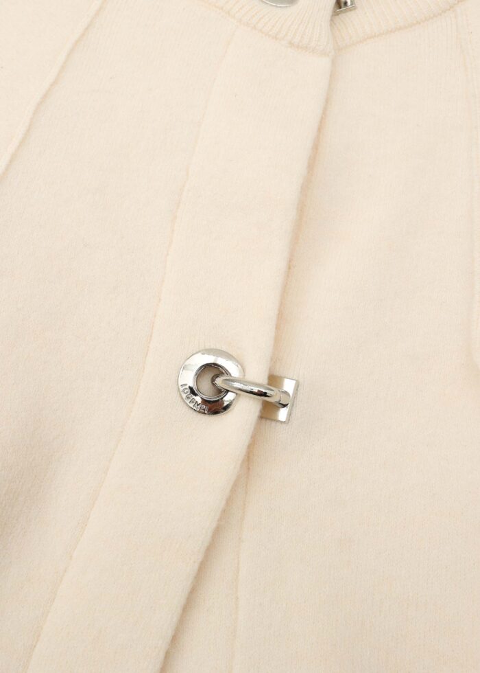 Women Knitted Fabric Plain Cape - Image 3