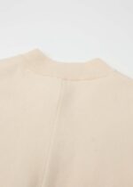 Women Knitted Fabric Plain Cape - Image 5