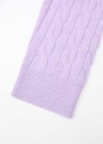 Women Knitted Braided Patterned Blouse - Image 4
