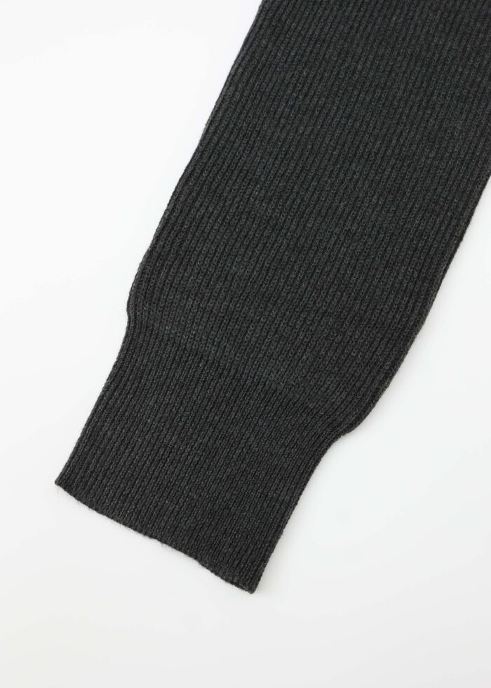 Women Knitted Striped Fabric Blouse - Image 5