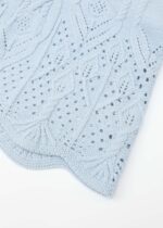 Women Knitted Embroidery Fabric Blouse - Image 3