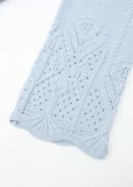 Women Knitted Embroidery Fabric Blouse - Image 4