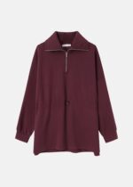 Women Plain Scuba Fabric Long Blouse