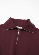 Women Plain Scuba Fabric Long Blouse - Image 2