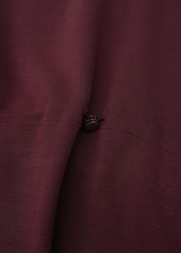 Women Plain Scuba Fabric Long Blouse - Image 3