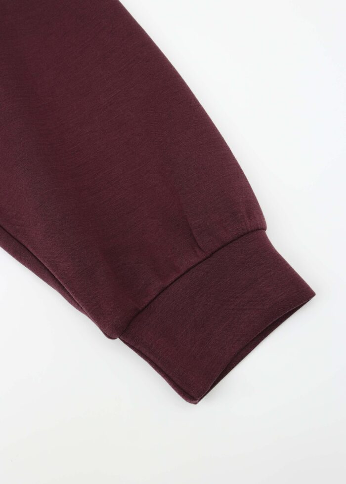 Women Plain Scuba Fabric Long Blouse - Image 5