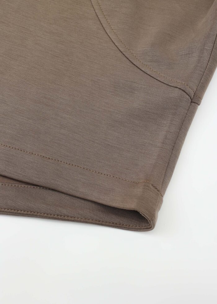 Women Plain Scuba Fabric Hoodie - Image 4