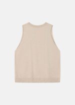 Women Knitted Plain Vest - Image 7