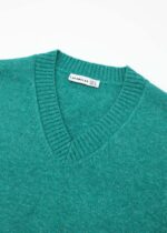 Women Knitted Plain Blouse - Image 2