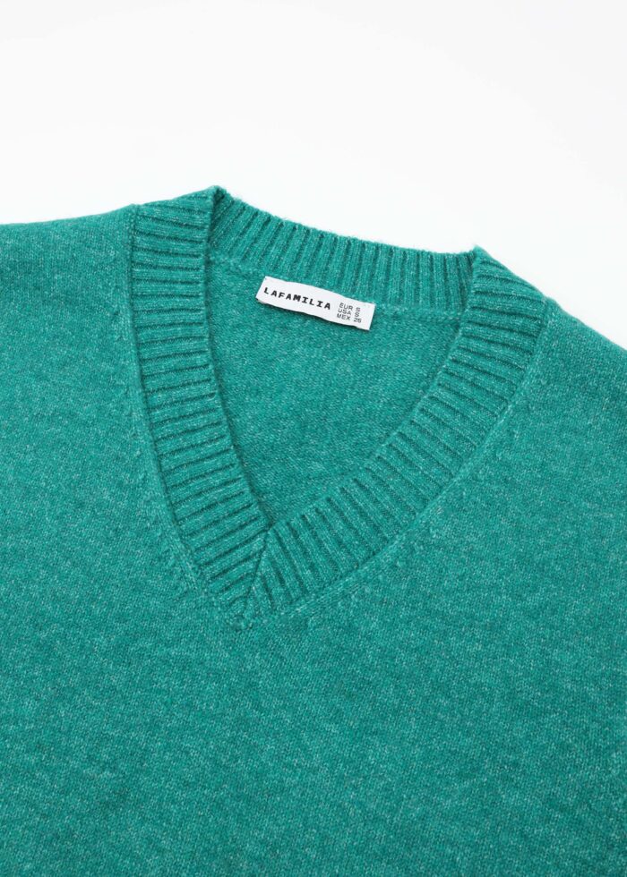 Women Knitted Plain Blouse - Image 2
