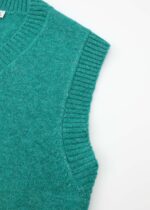Women Knitted Plain Blouse - Image 3