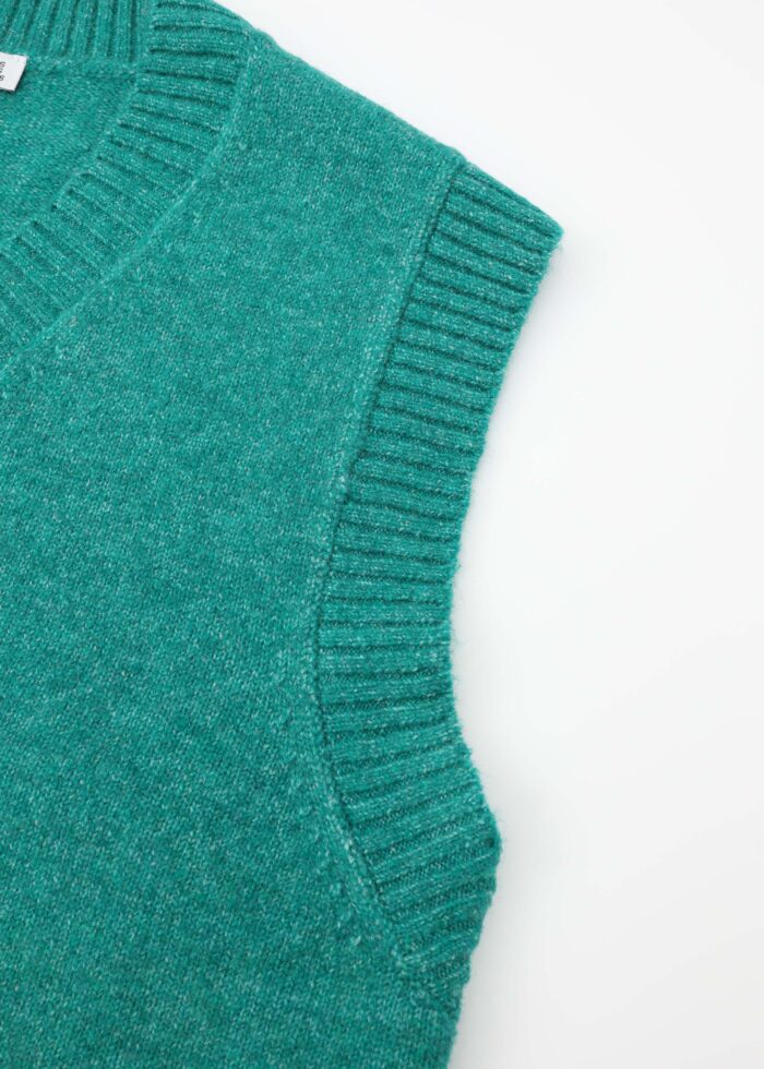 Women Knitted Plain Blouse - Image 3