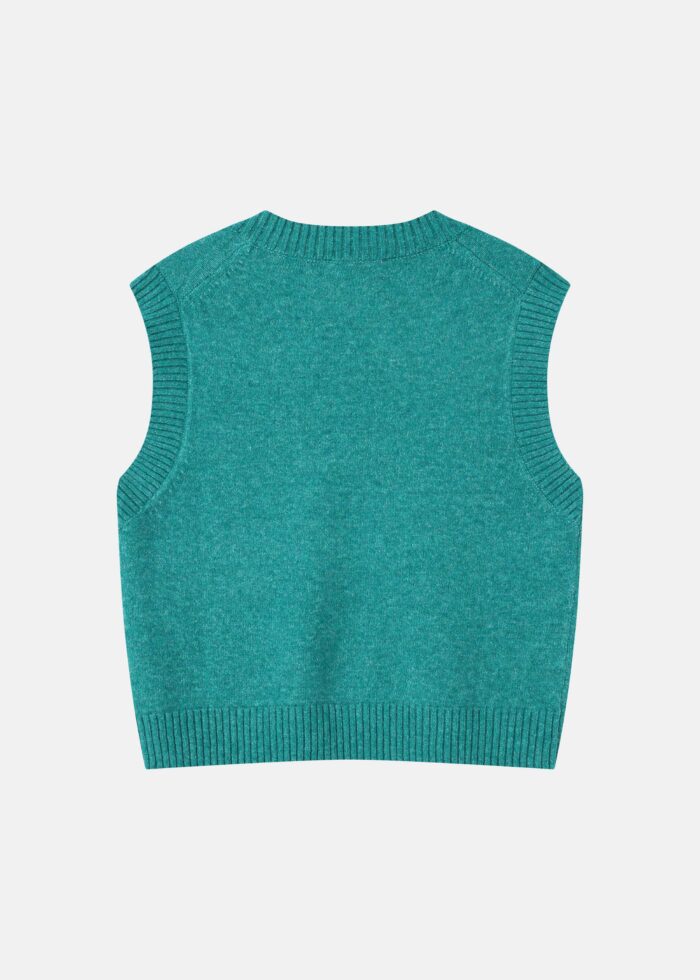 Women Knitted Plain Blouse - Image 6