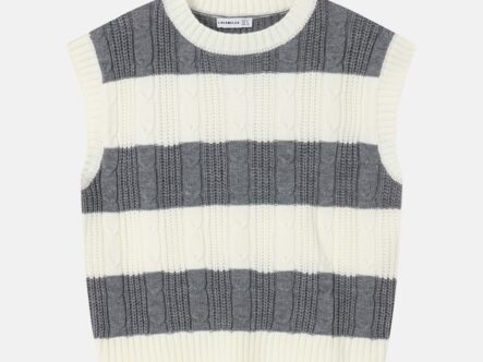 Women Knitted Patterned Fabric Blouse