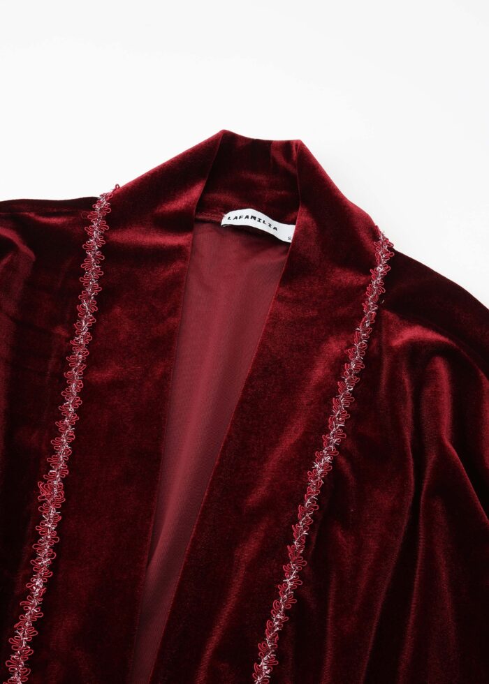 Women Velvet Cardigan - Image 2