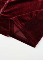Women Velvet Cardigan - Image 3