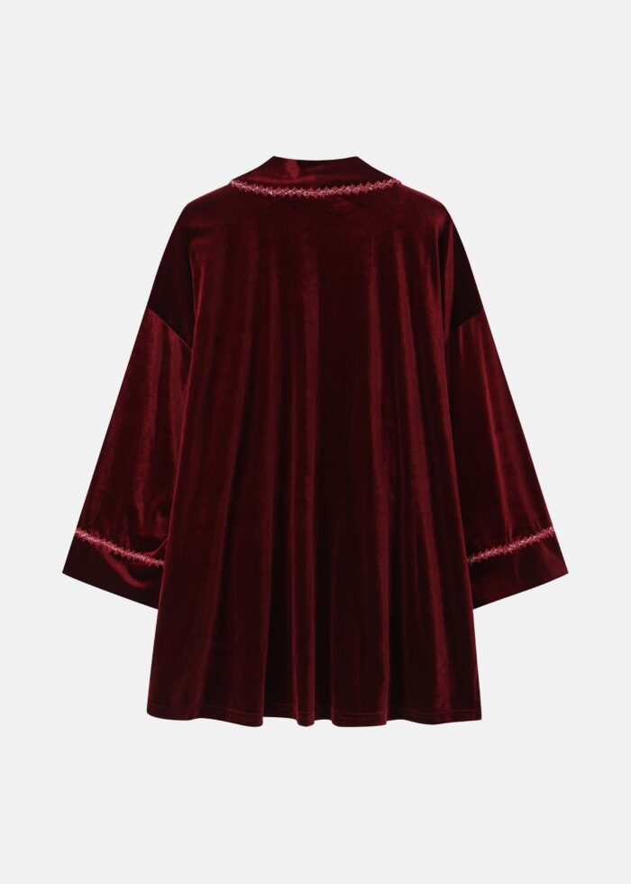 Women Velvet Cardigan - Image 6