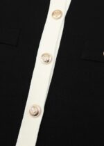 Women Color-Block Knitted Jacket - Image 4