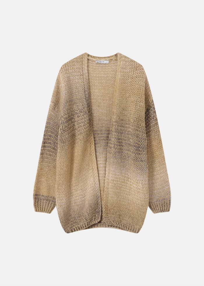 Women Knitted Ombre Cardigan - Image 1