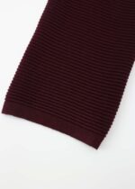 Women Knitted Striped Fabric Cardigan - Image 5