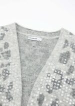 Women Knitted Patterned Cardigan - Image 2