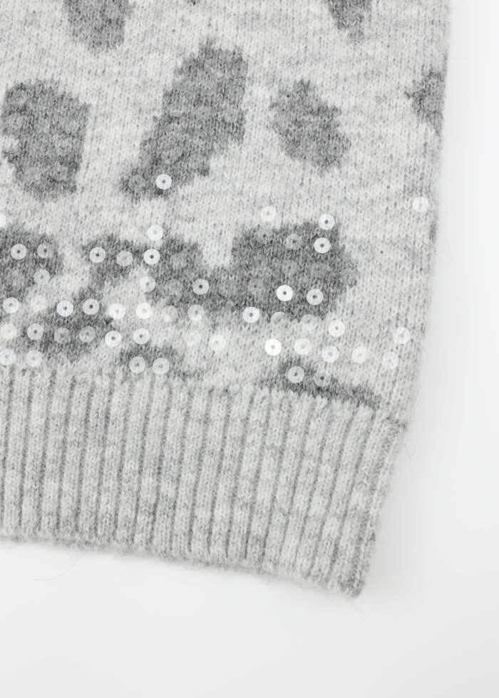 Women Knitted Patterned Cardigan - Image 3