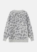 Women Knitted Patterned Cardigan - Image 7