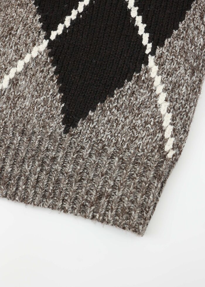 Women Knitted Patterned Jacket - Image 4