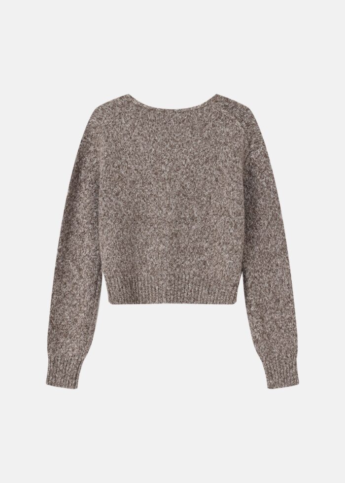 Women Knitted Patterned Jacket - Image 9