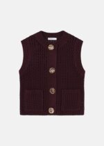 Women Open-Knit Vest