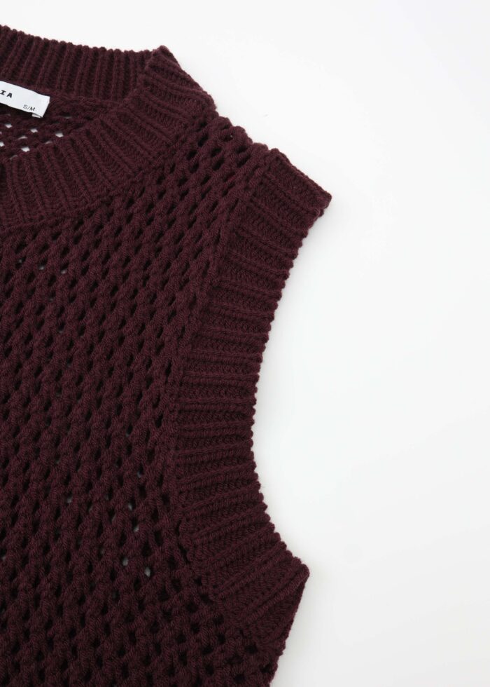 Women Open-Knit Vest - Image 3