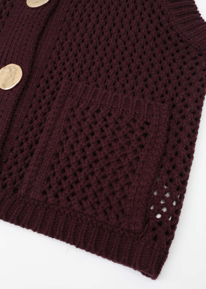 Women Open-Knit Vest - Image 4